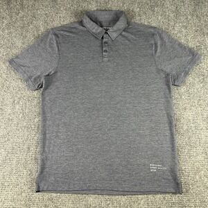 Municipal Sport Utility Gear Greyish Blue Polo Shirt Mens Large‎ Athleisure Golf